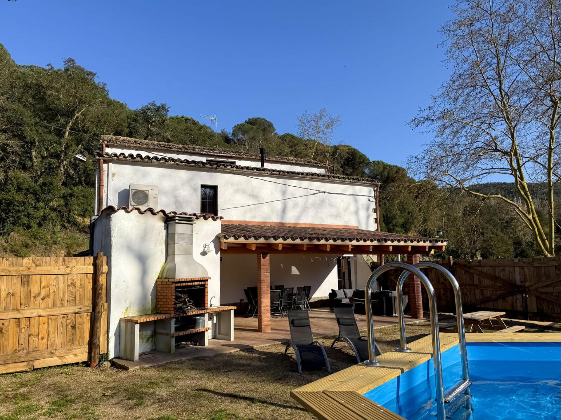 Casa Rural Can Ricos - El Mirador Del Montseny Vallgorguina Exterior foto